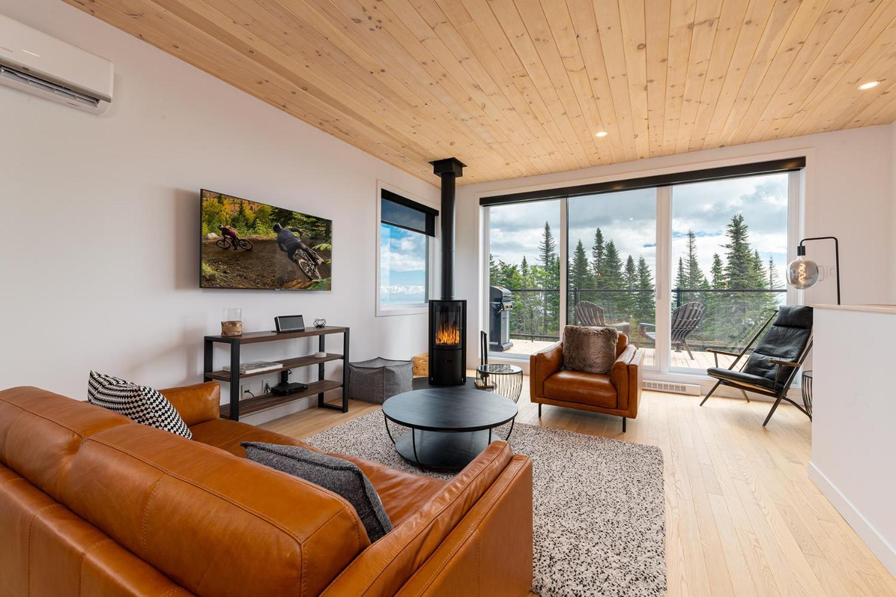 Les Chalets Du Massif De Charlevoix Петит-Ривьер-Сен-Франсуа Номер фото